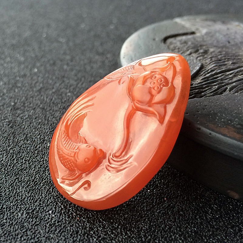 连年有余吊坠 - 红掌柜珠宝