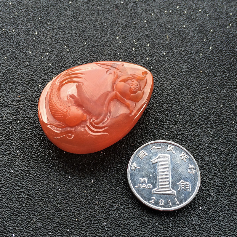 川南红吊坠 - 红掌柜珠宝