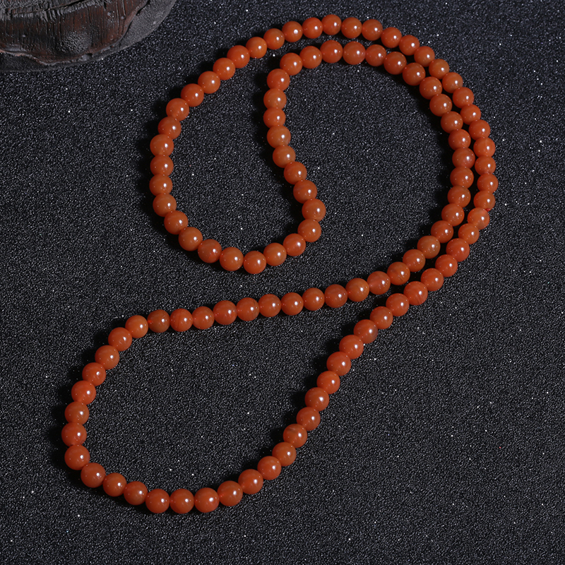 南红108佛珠-红掌柜珠宝