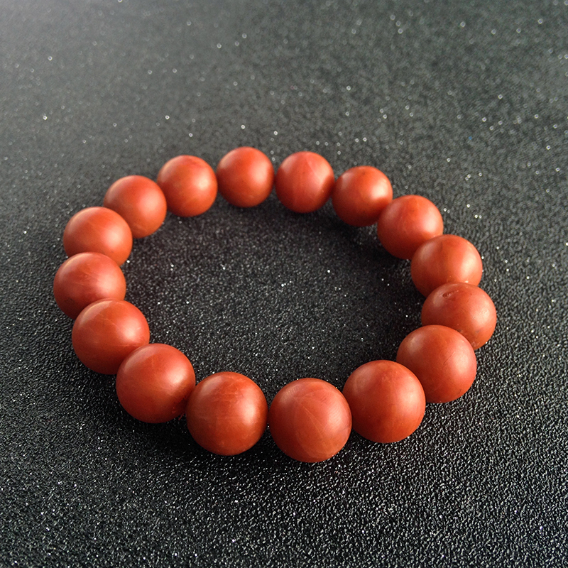 保山南红单圈手串-红掌柜珠宝