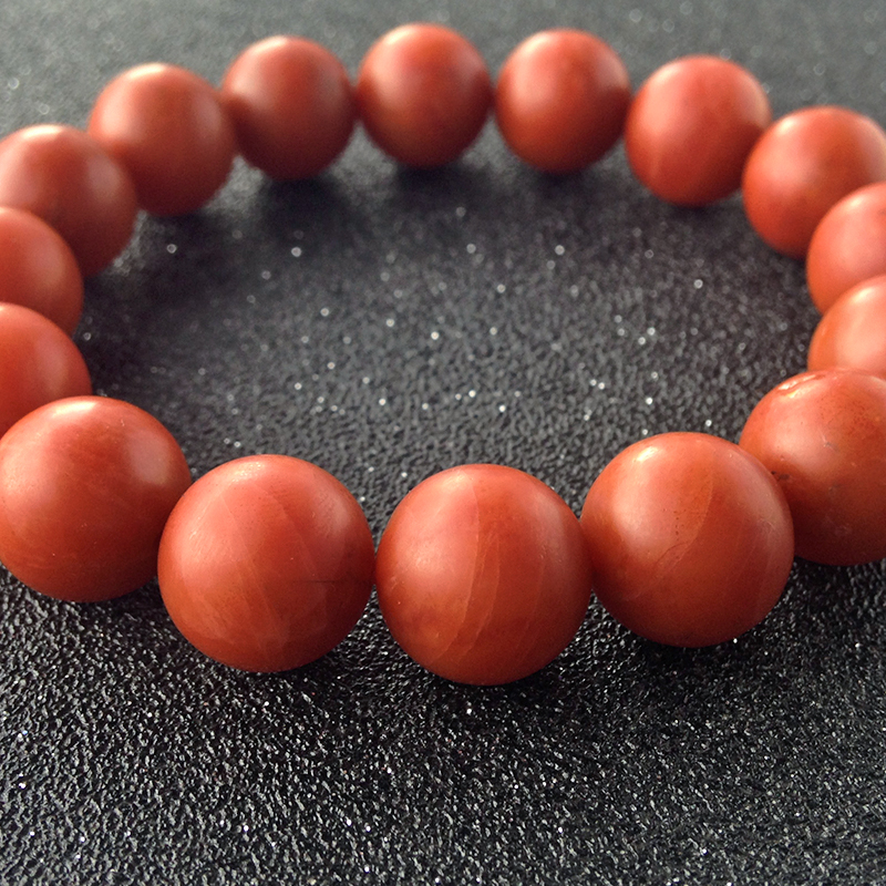 南红玛瑙单圈手串-红掌柜珠宝