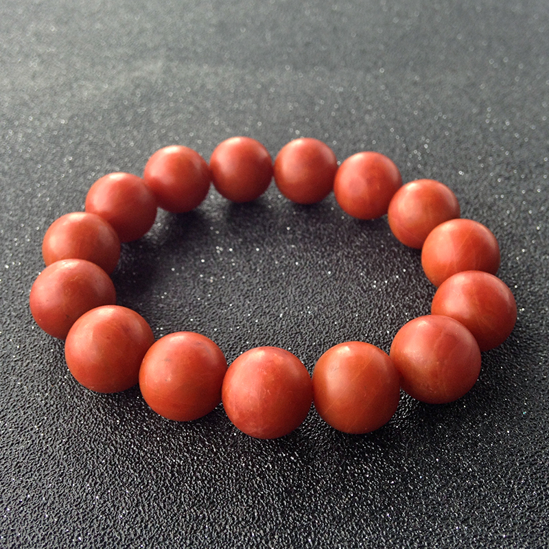 保山南红单圈手串-红掌柜珠宝