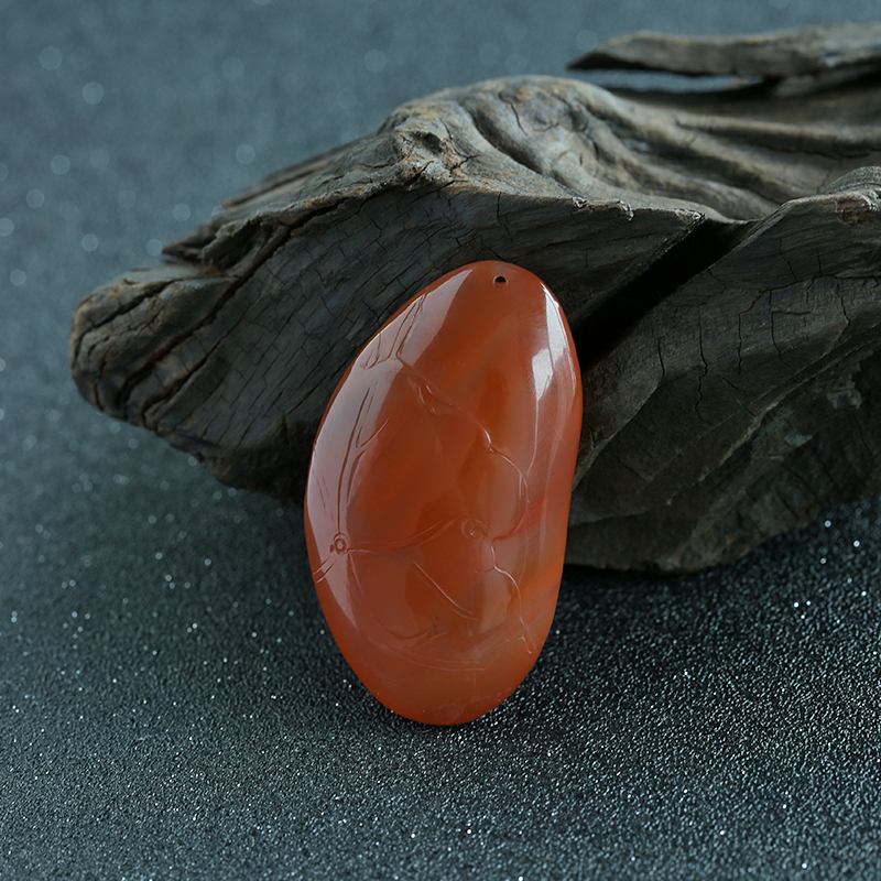 南红一品清廉吊坠-红掌柜珠宝