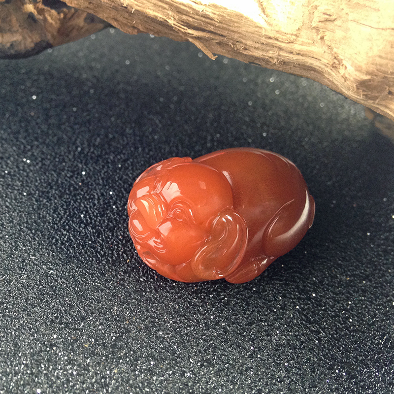 南红生肖猪 - 红掌柜珠宝