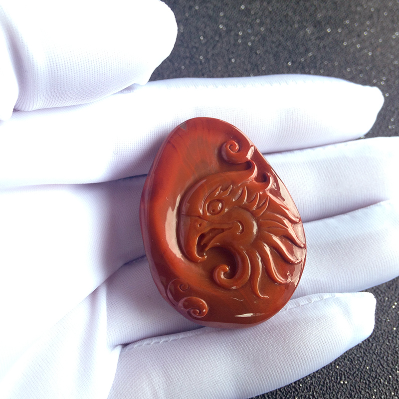 四川南红挂坠-红掌柜珠宝