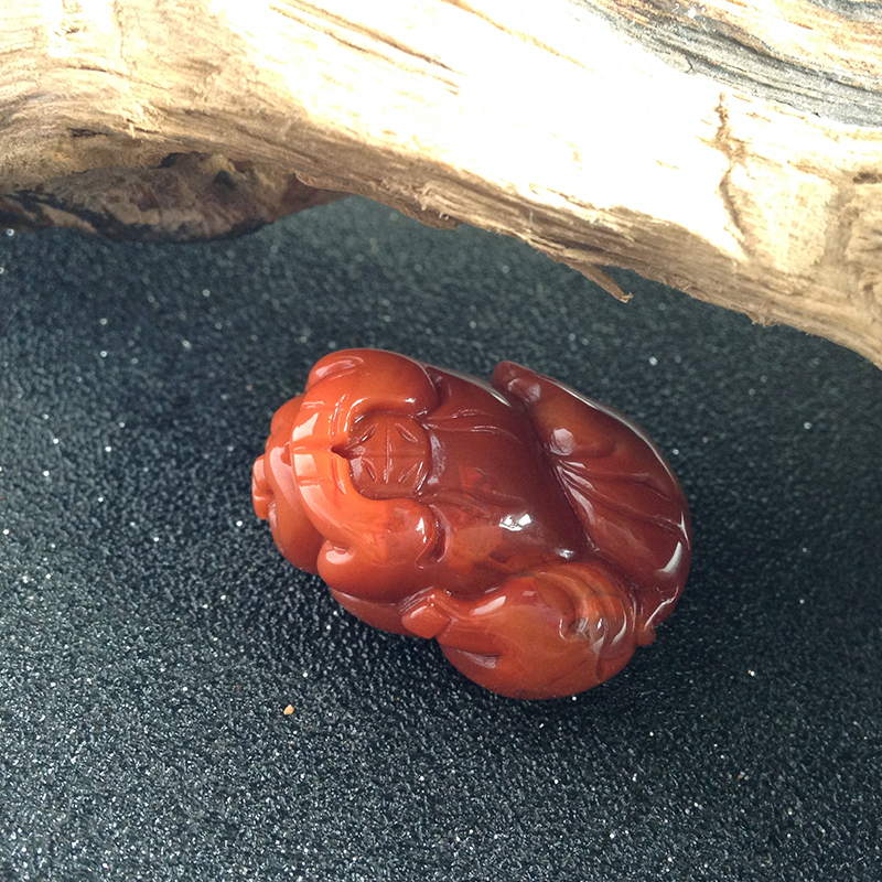 川料南红挂件 - 红掌柜珠宝