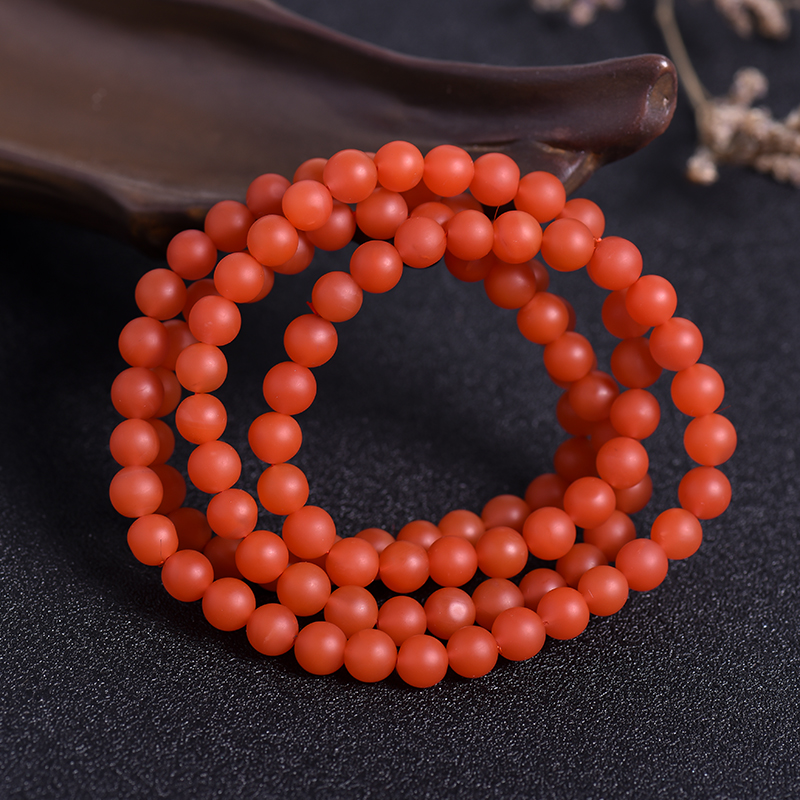 南红108佛珠手串-红掌柜