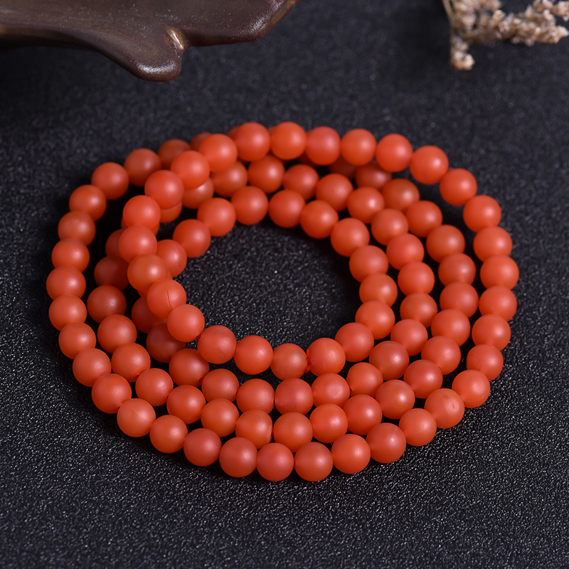 南红佛珠手串-红掌柜