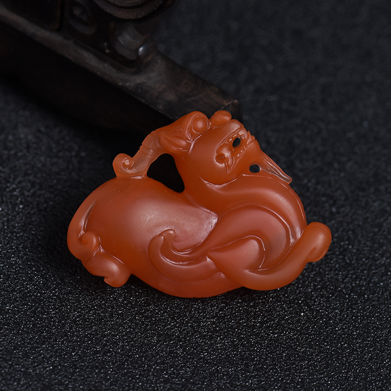 南红吊坠-红掌柜