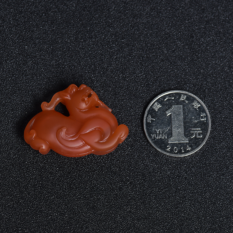 川料南红吊坠-红掌柜