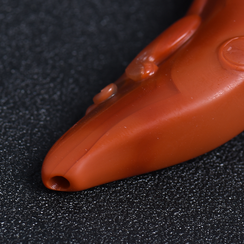 天然南红烟嘴-红掌柜