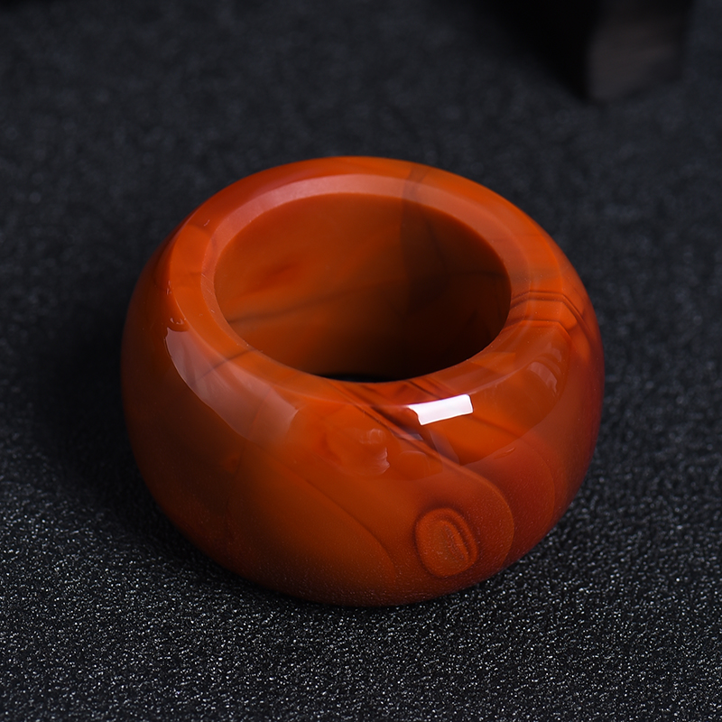 四川南红扳指-红掌柜