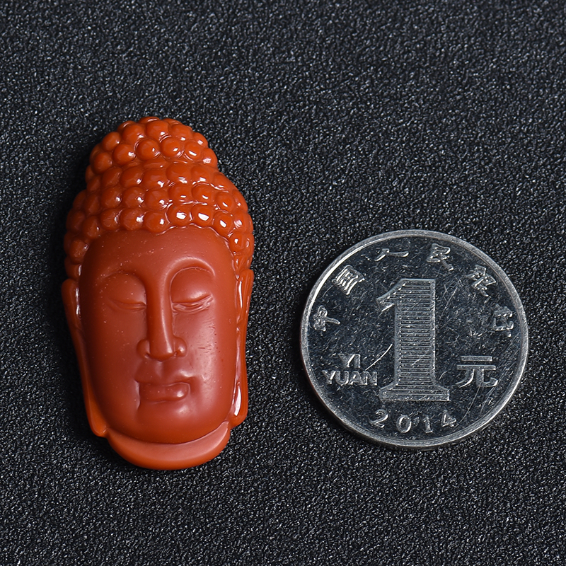 南红佛祖吊坠-红掌柜