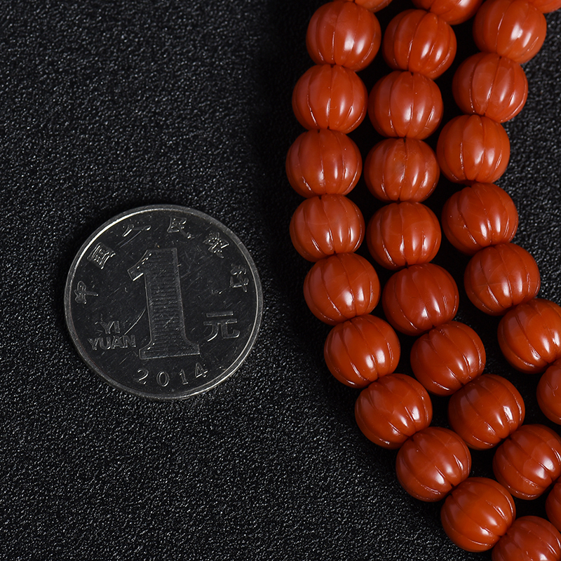 保山南红佛珠-红掌柜