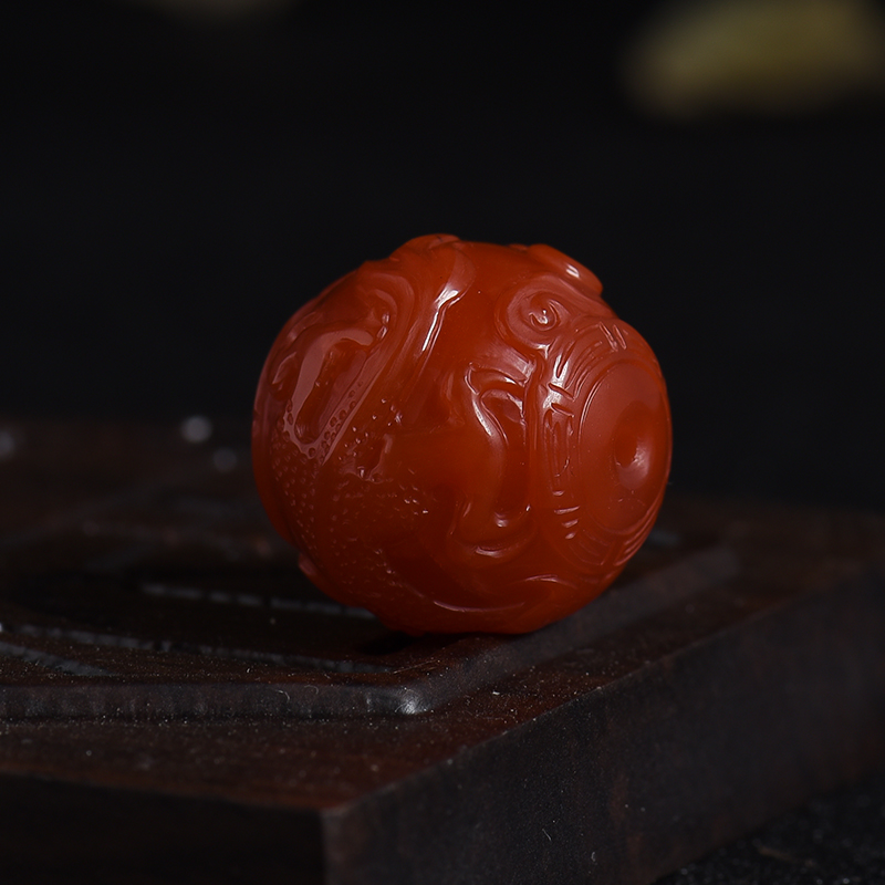 保山南红龙珠-红掌柜