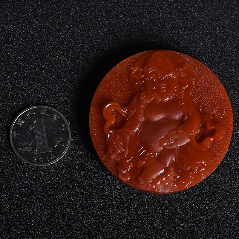 南红挂件-红掌柜