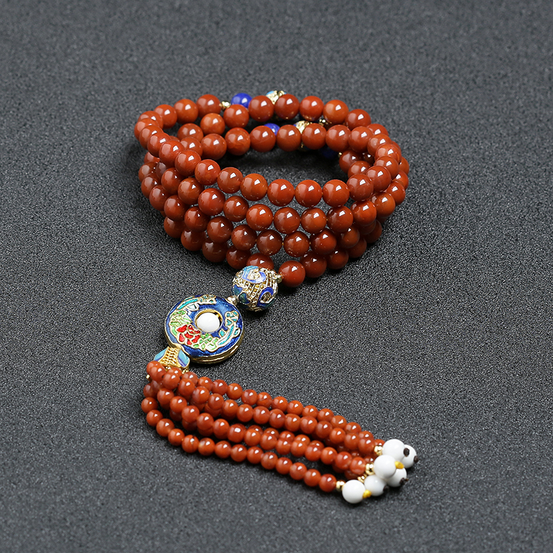 南红毛衣链-红掌柜