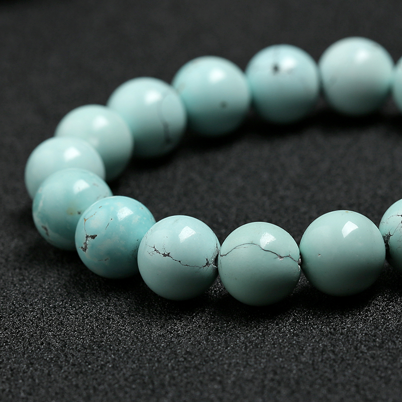 浅蓝绿松石手串-红掌柜