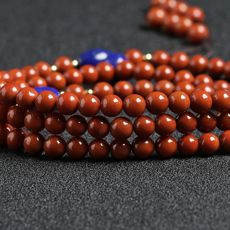 南红扇子喜鹊毛衣链 - 红掌柜