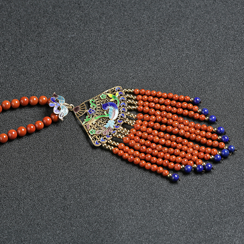 南红毛衣链 - 红掌柜