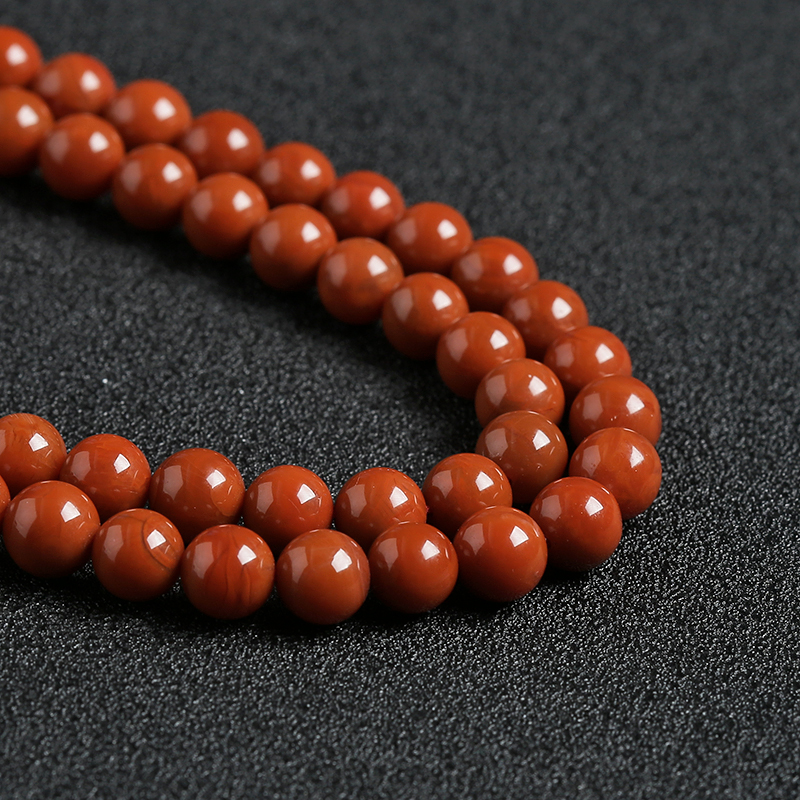 川料南红圆珠毛衣链 - 红掌柜