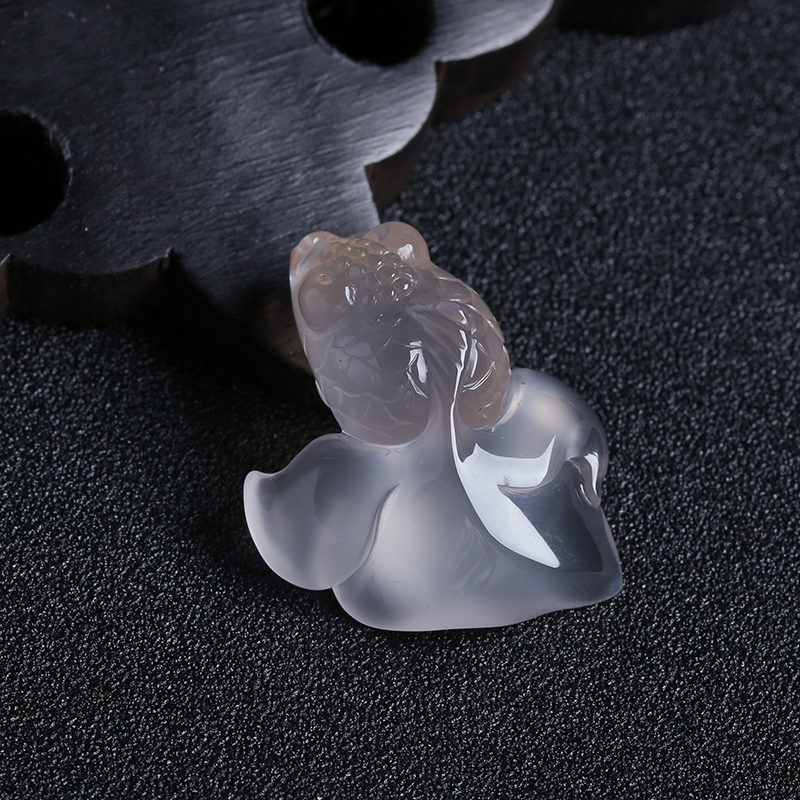 南红鱼挂件-红掌柜珠宝