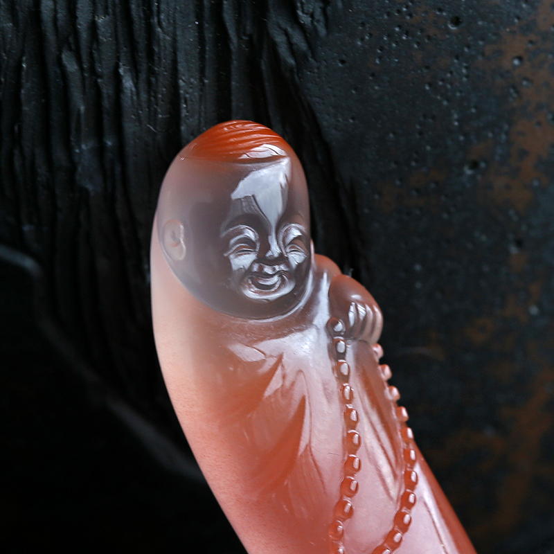 南红吊坠-红掌柜