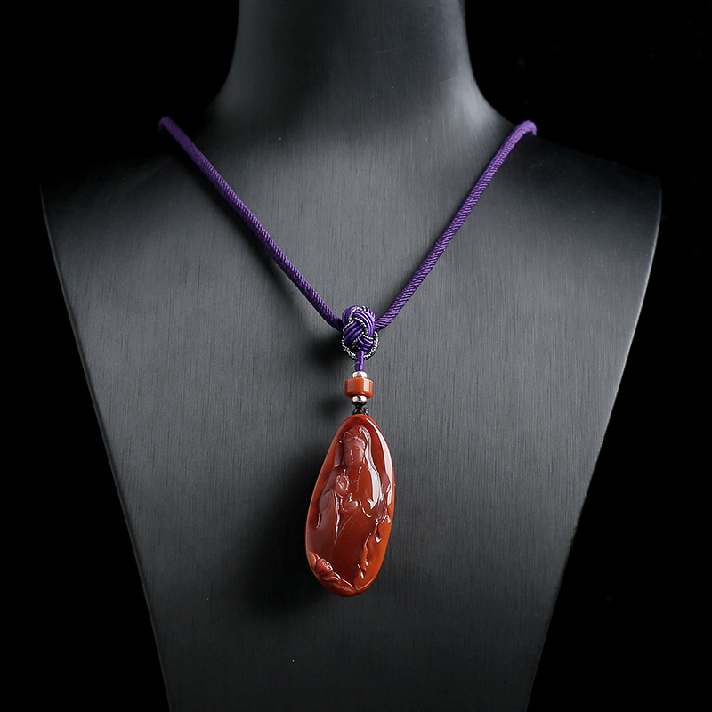 南红挂坠-红掌柜