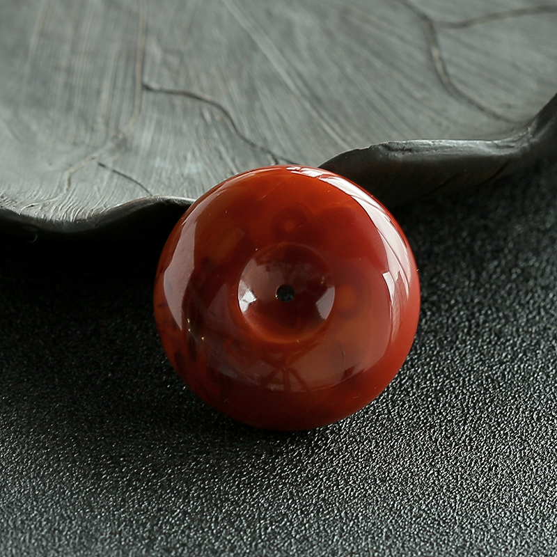 川料南红挂件-红掌柜