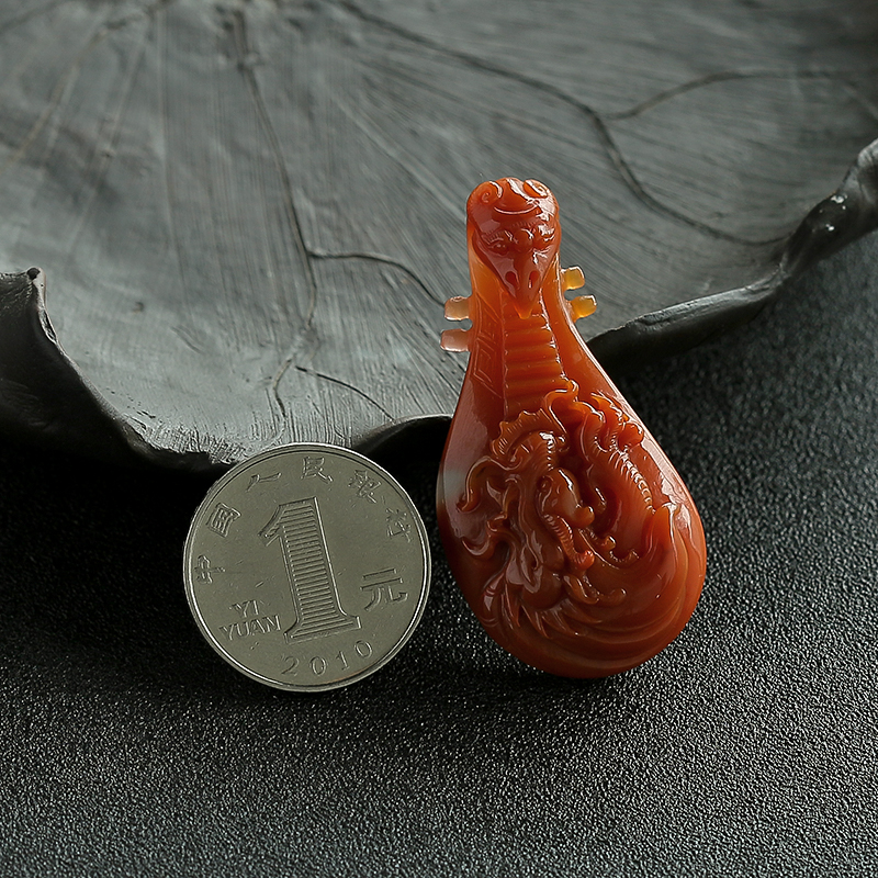 天然南红-红掌柜