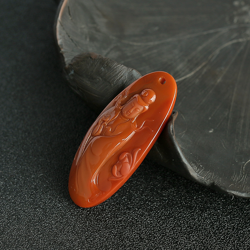 柿子红南红观音-红掌柜