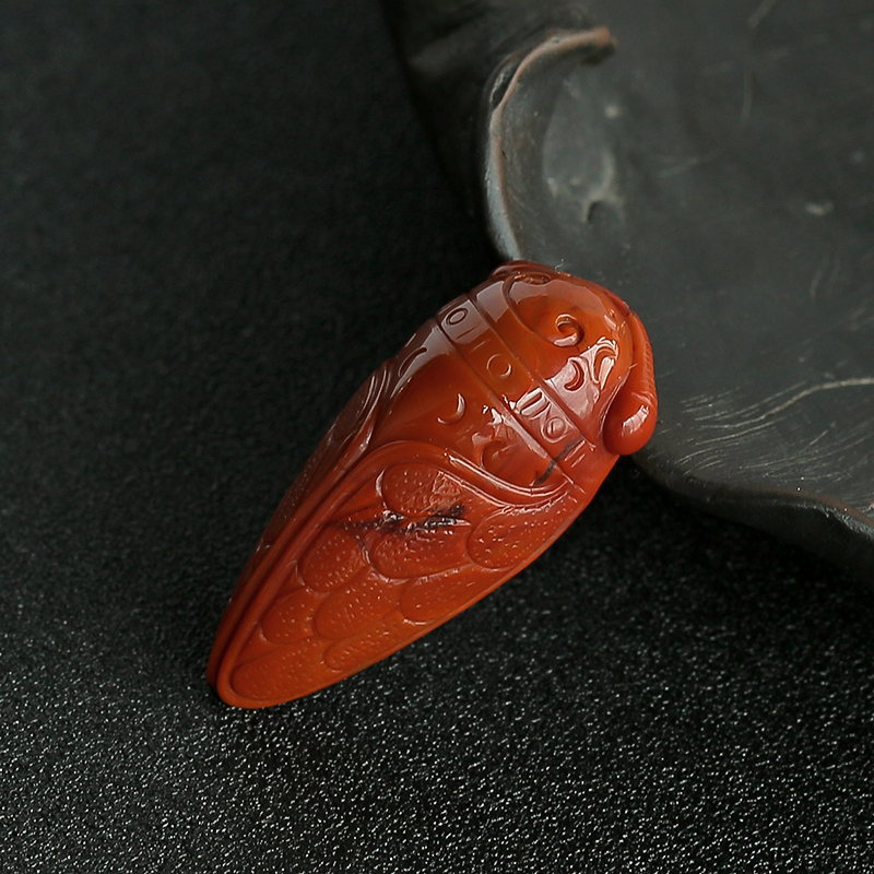 南红吊坠-红掌柜