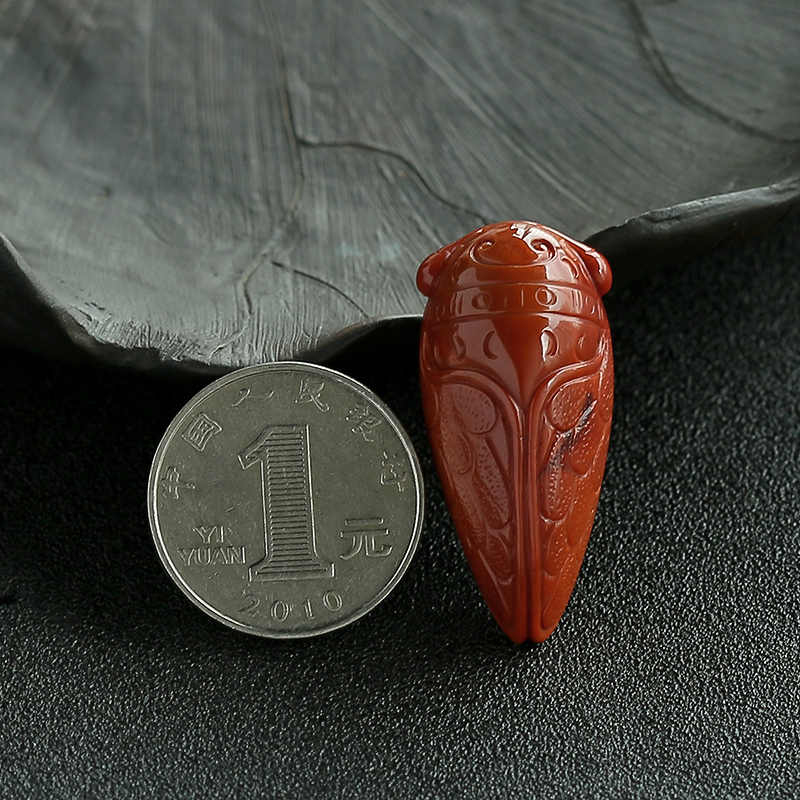 天然南红-红掌柜