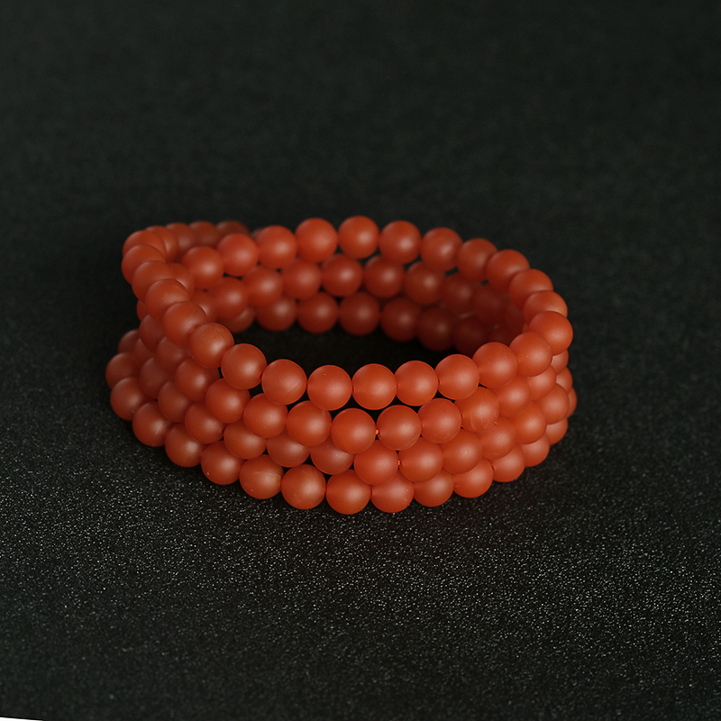 南红108佛珠-红掌柜