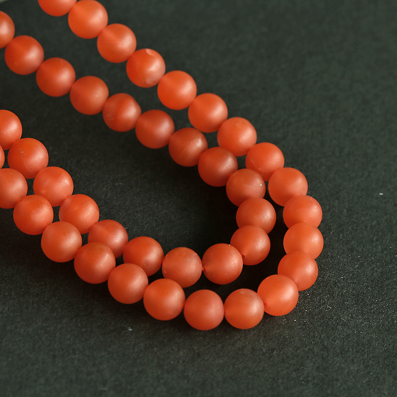 亚光佛珠-红掌柜