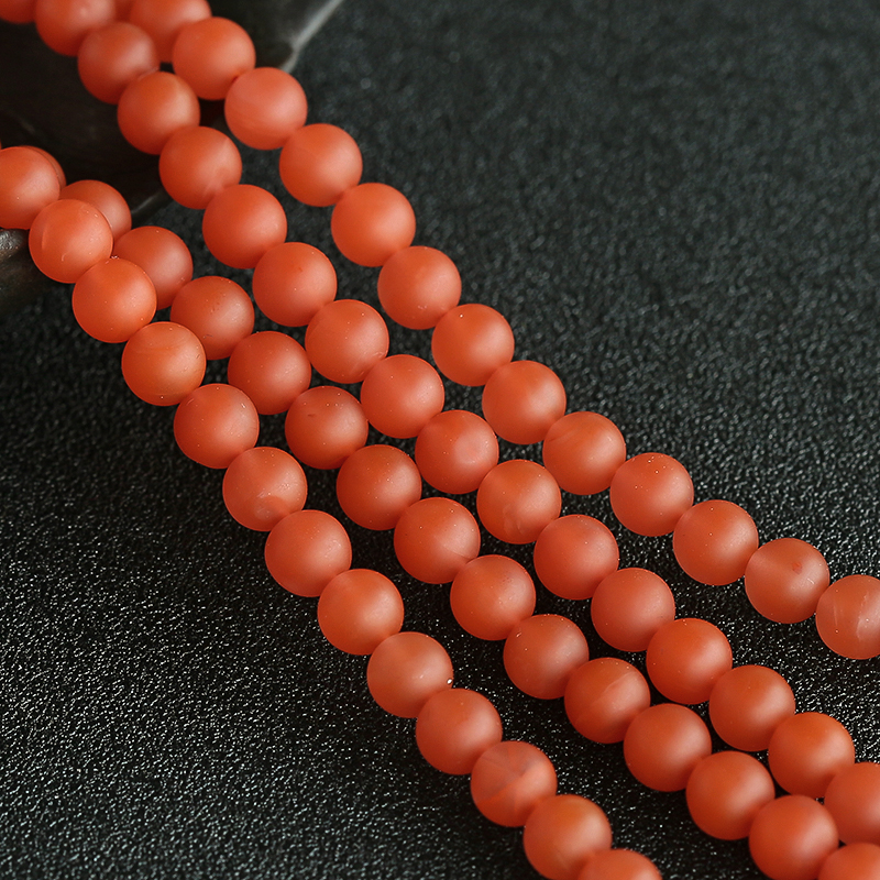 雷波南红108佛珠-红掌柜