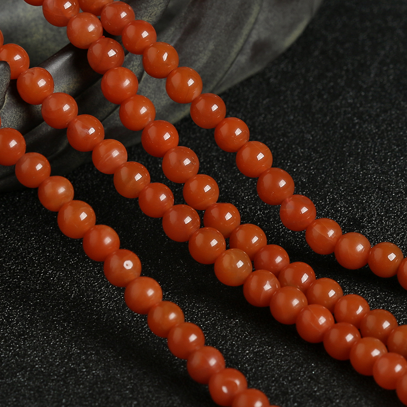 天然南红手串-红掌柜