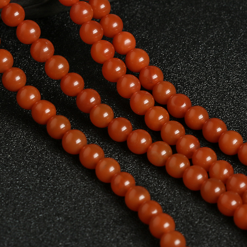 天然南红手串-红掌柜