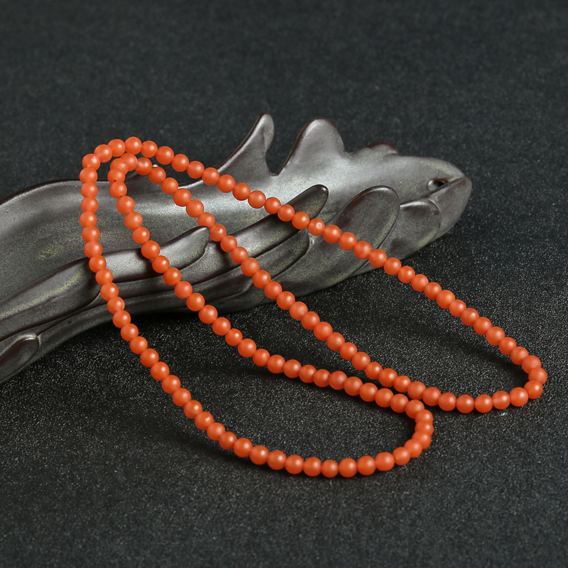雷波南红108佛珠-红掌柜