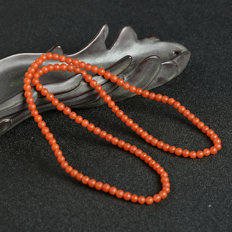 雷波南红108佛珠-红掌柜