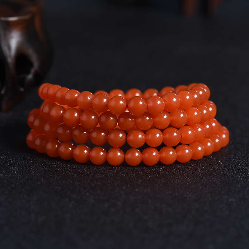 6mm南红108-红掌柜