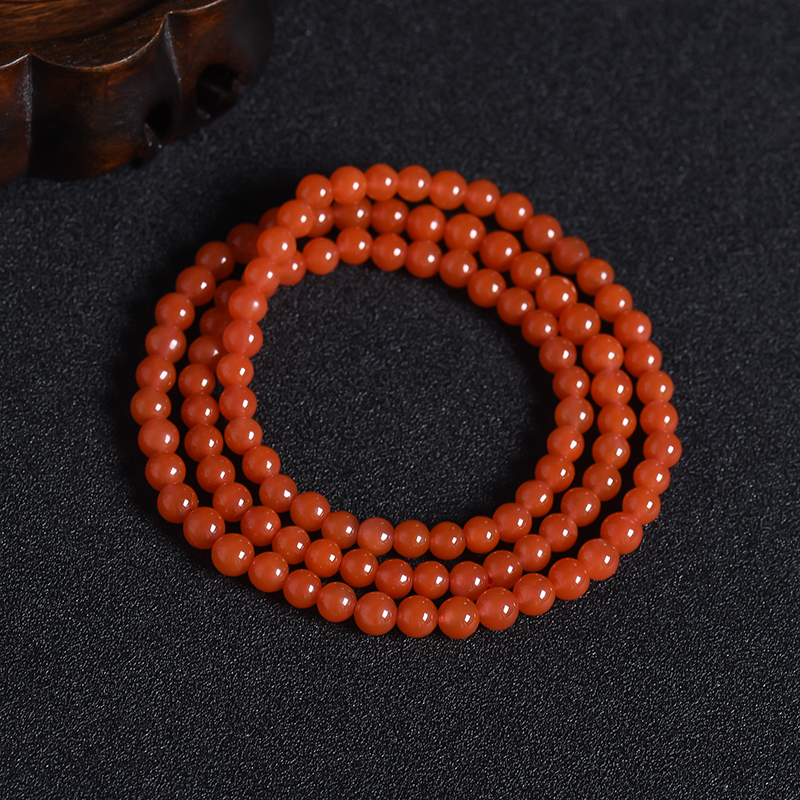 6.5mm联合料樱桃红南红108-红掌柜