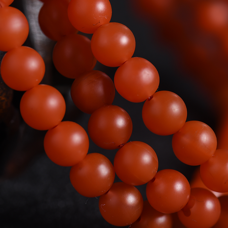 雷波樱桃红南红108-红掌柜