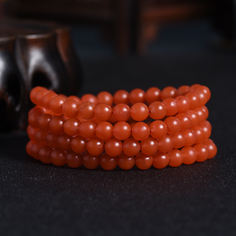 6mm南红108-红掌柜