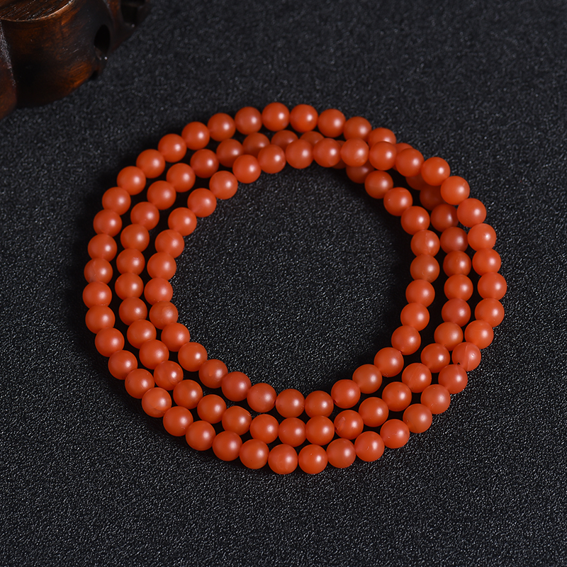 6.2mm雷波樱桃红南红108-红掌柜