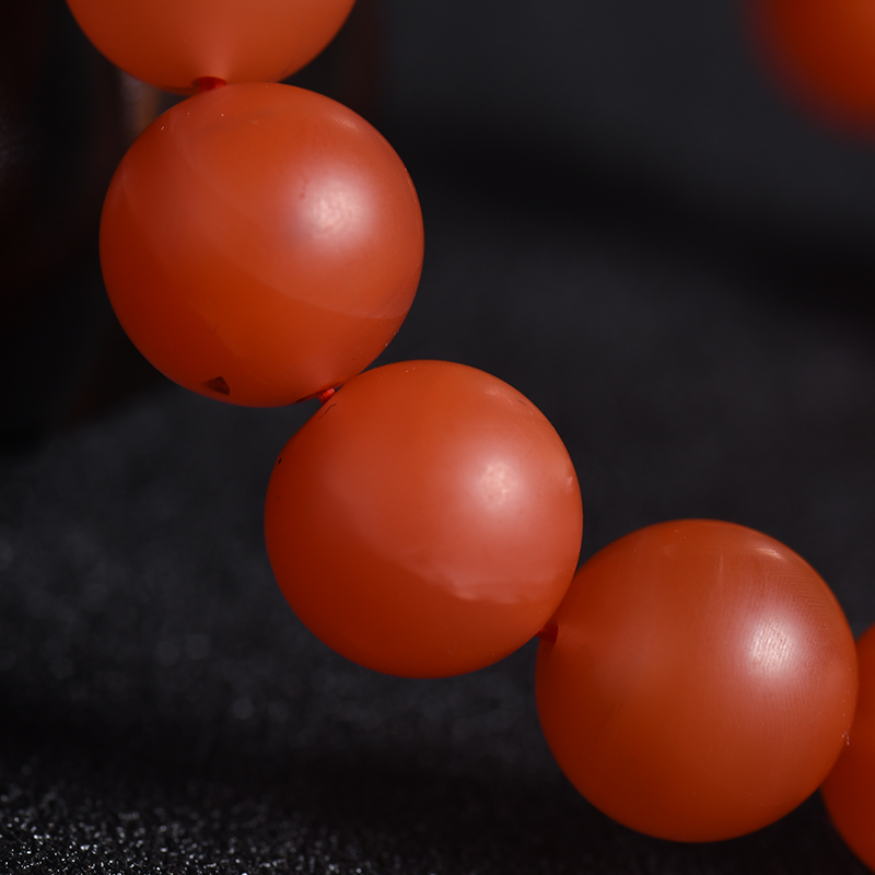 雷波南红手串-红掌柜