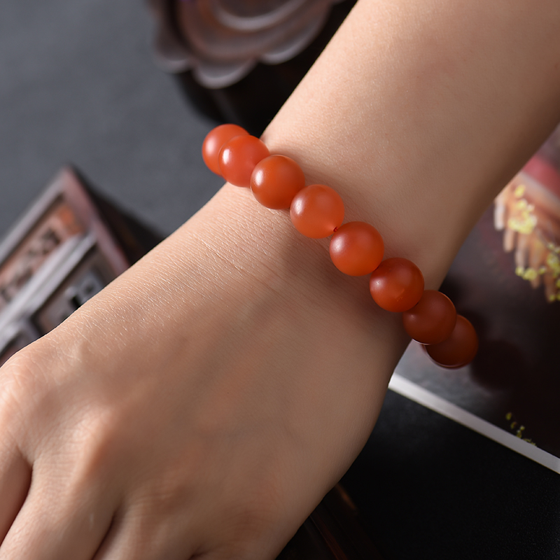 南红手串-红掌柜