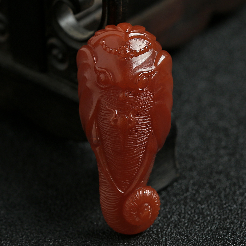 南红神象-红掌柜