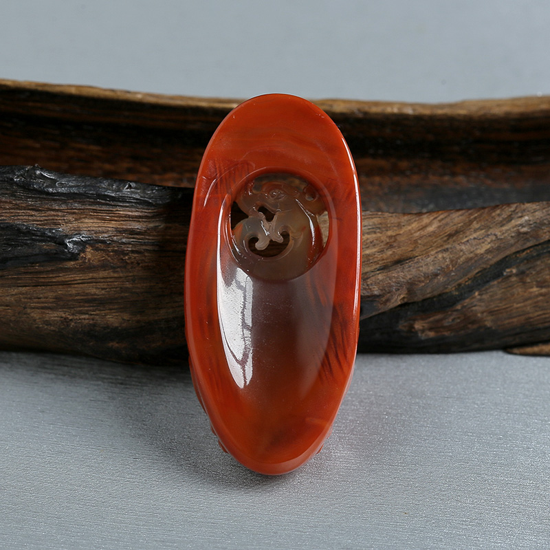 貔貅兽头吊坠-红掌柜