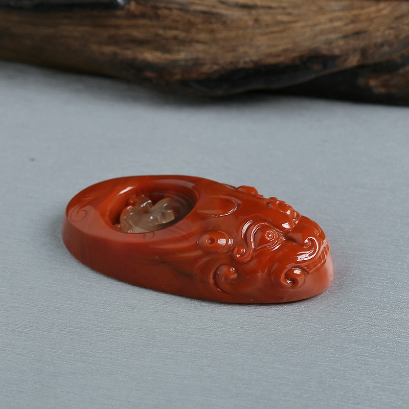 南红吊坠-红掌柜